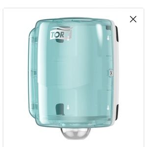 Tork Maxi Centerfeed Roll Dispenser Aqua/White W2, High Capacity, Performance